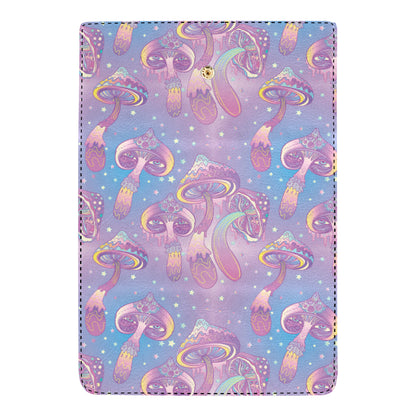 Psychedelic Mushroom Pattern Print Design A01 Women's Trifold Wallet