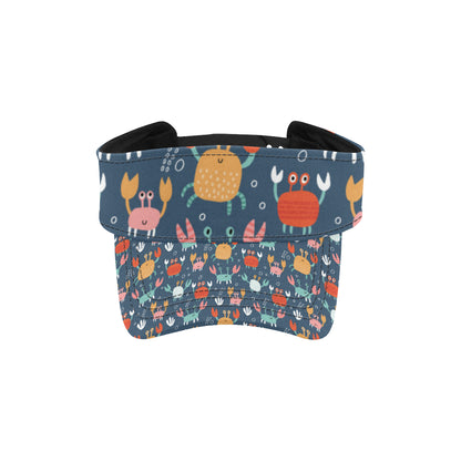 Crab Pattern Print Design 05 Unisex Sun Visor