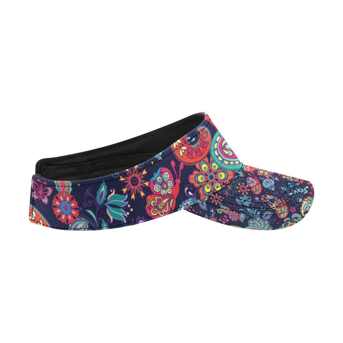 Paisley Boho Pattern Print Design A06 Unisex Sun Visor