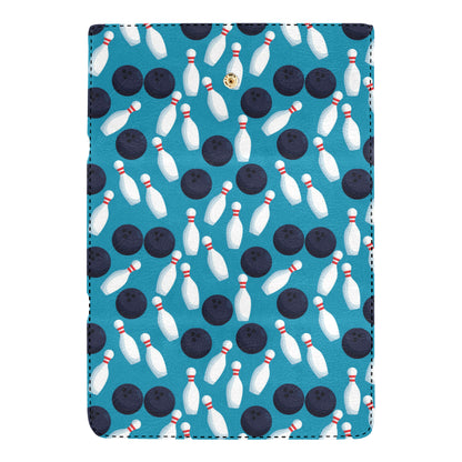 Bowling Pin Pattern Print Design 010 Women's Trifold Wallet