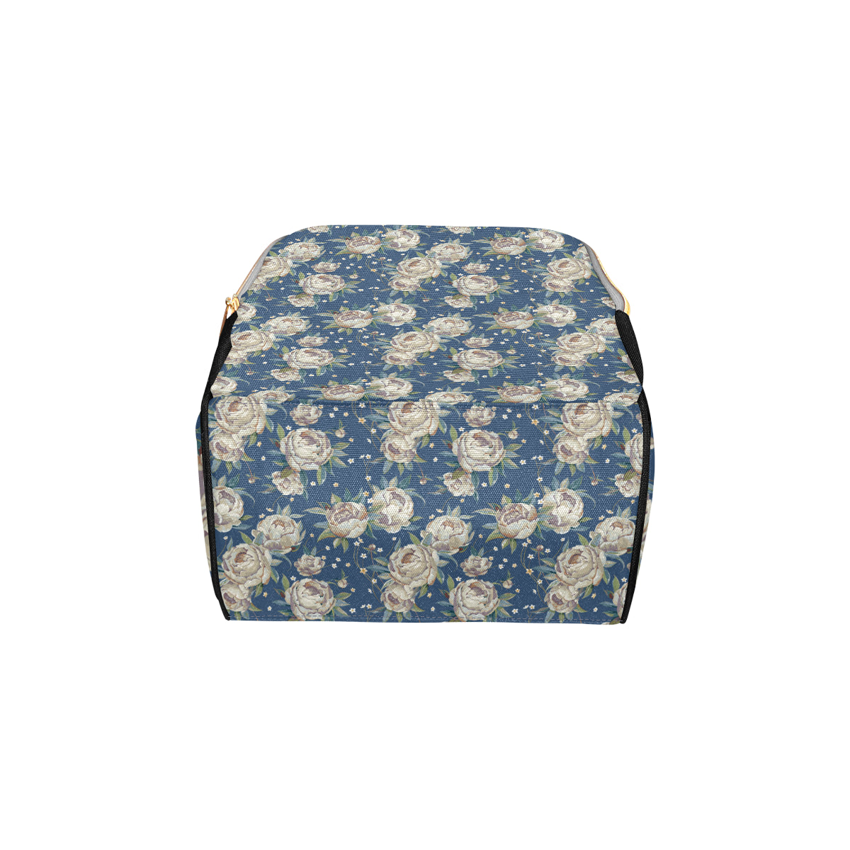 Peony Pattern Print Design A03 Diaper Bag Backpack