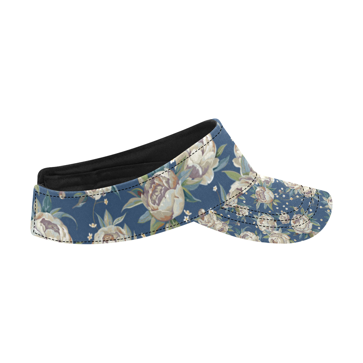 Peony Pattern Print Design A03 Unisex Sun Visor