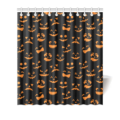 Halloween Pattern Print Design 02 Shower Curtain