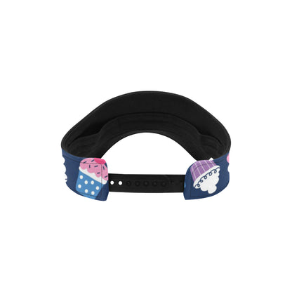 Cupcake Pattern Print Design CP04 Unisex Sun Visor
