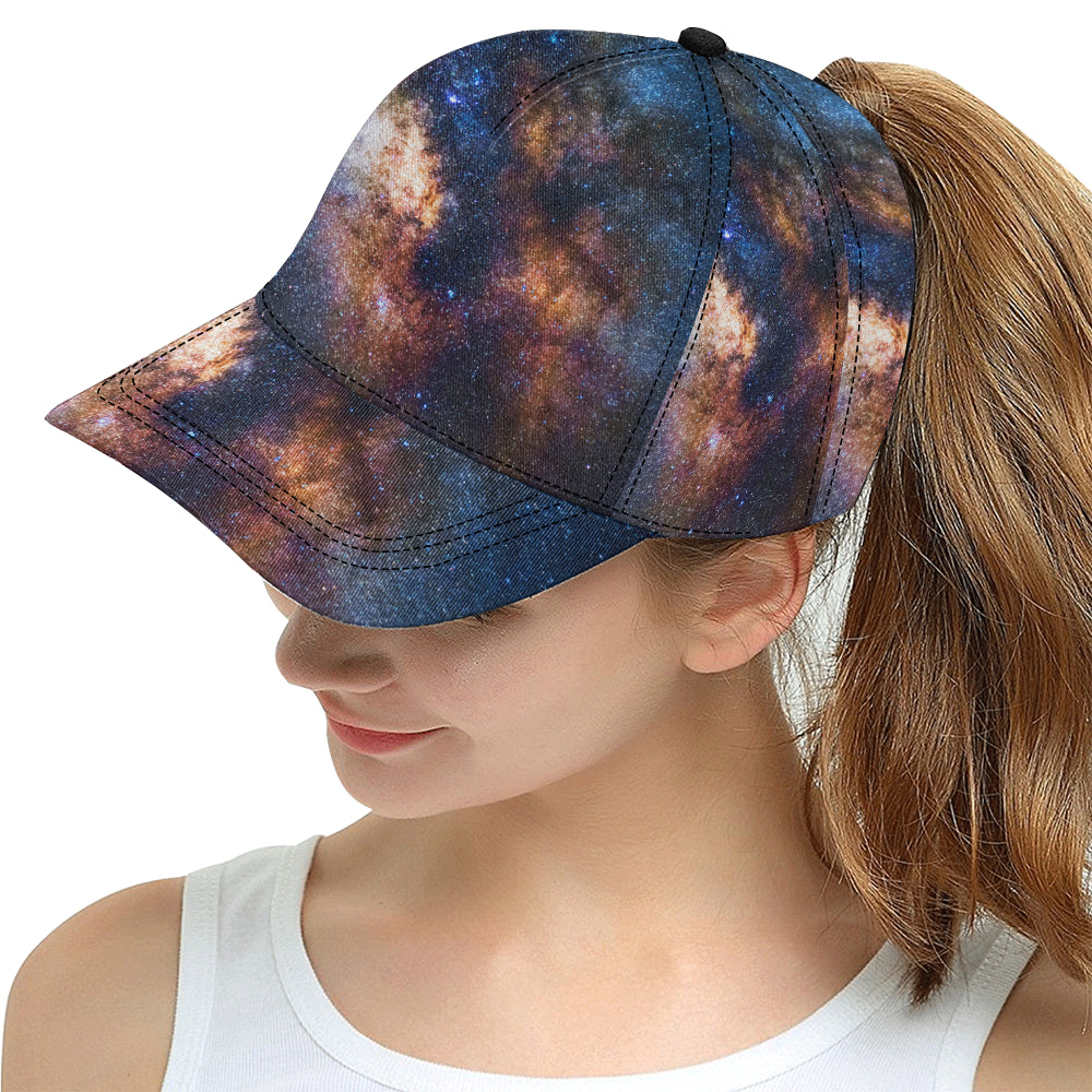 Celestial Milky way Galaxy Snapback Cap
