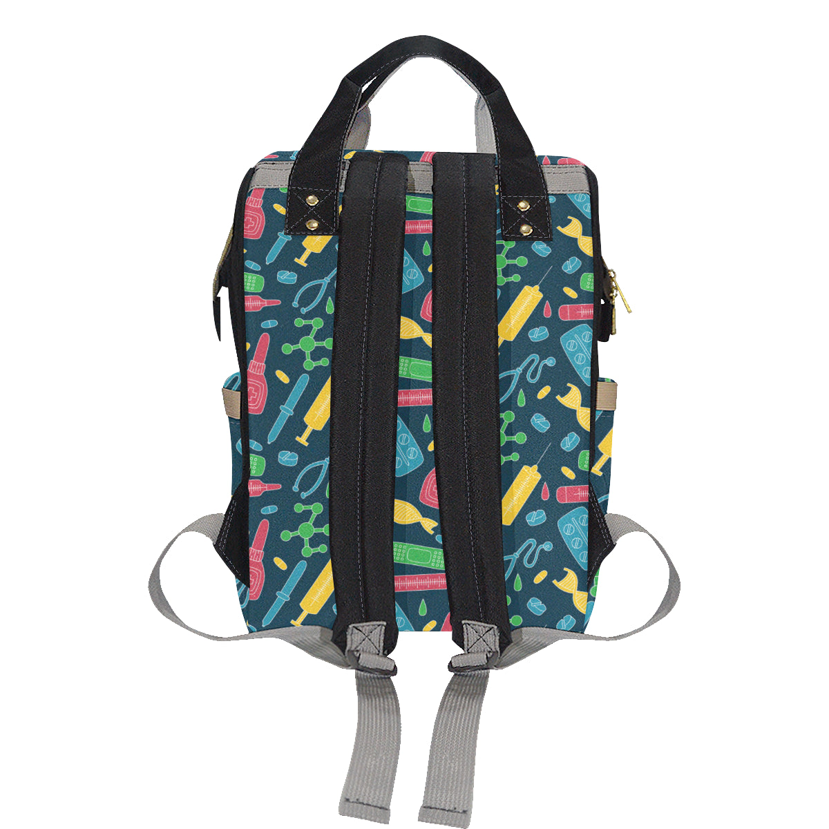 Phlebotomist Pattern Print Design A03 Diaper Bag Backpack