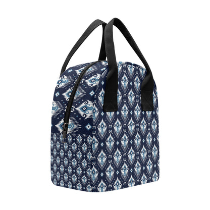 Ethnic Ornament Print Pattern Insulated Lunch Bag