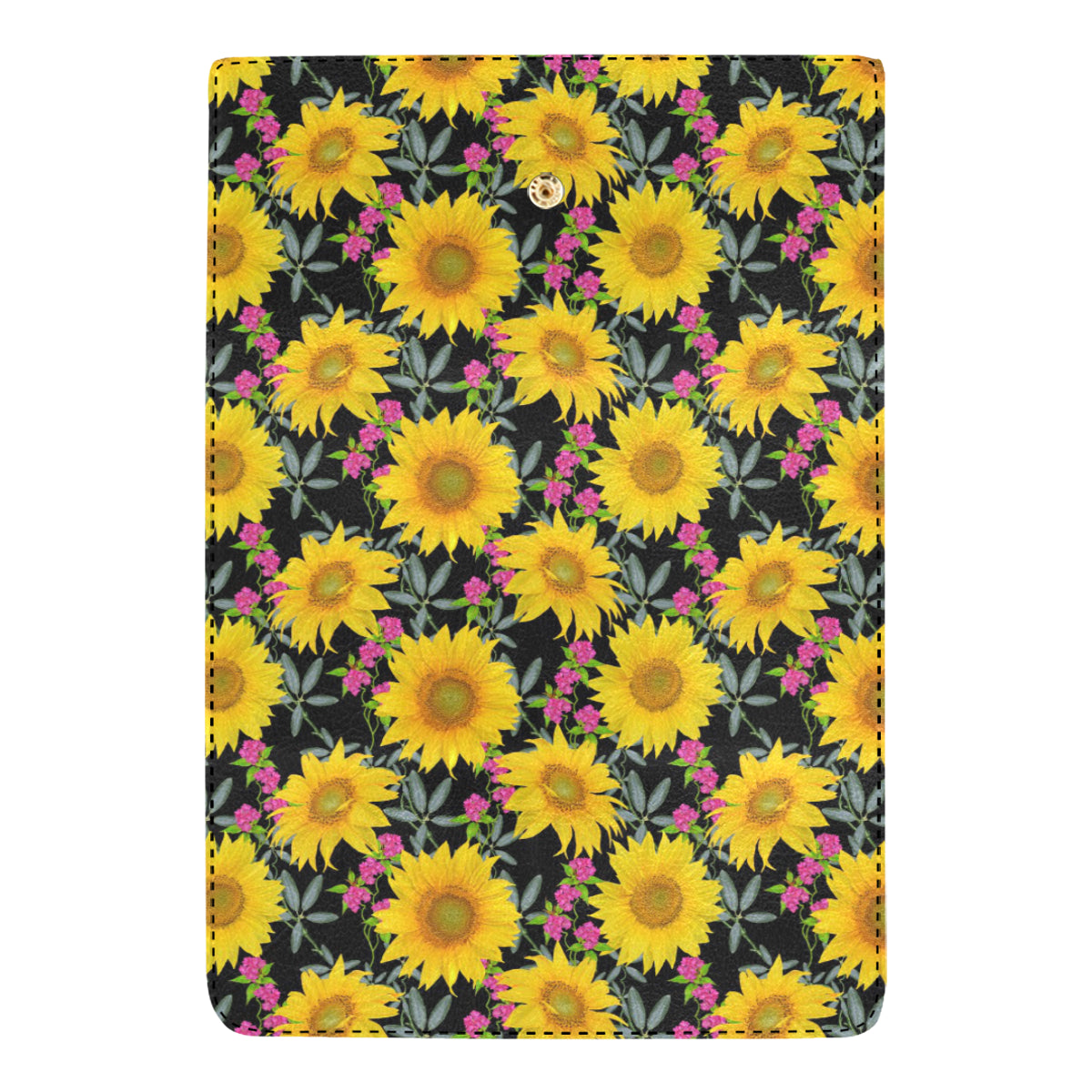 Sunflower Pattern Print Design SF014 Women's Trifold Wallet