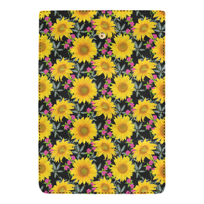 Sunflower Pattern Print Design SF014 Women's Trifold Wallet