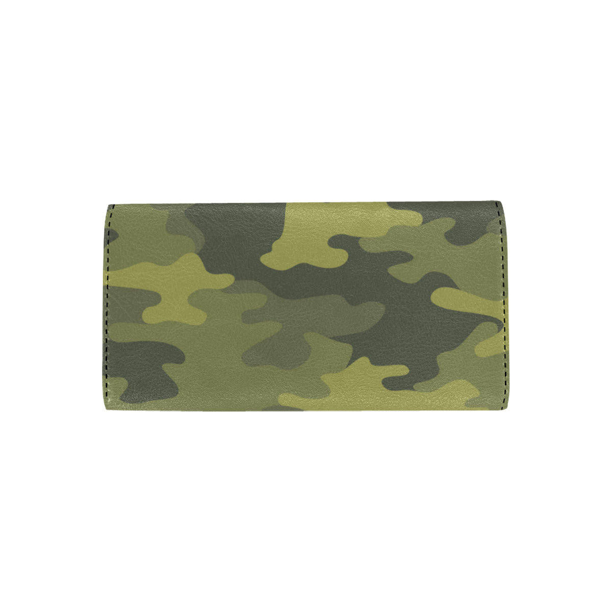 Military Camouflage Pattern Print Design 02 Women's Trifold Wallet