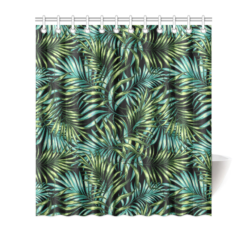 Tropical Flower Pattern Print Design TF08 Shower Curtain