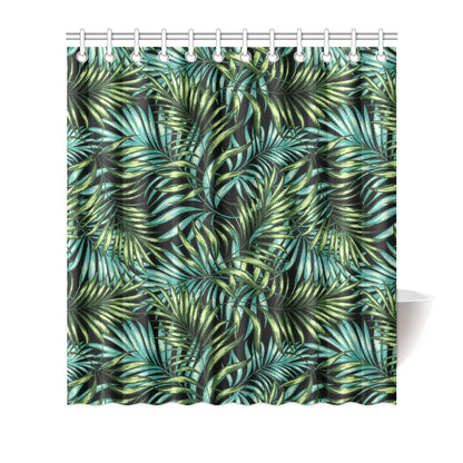 Tropical Flower Pattern Print Design TF08 Shower Curtain