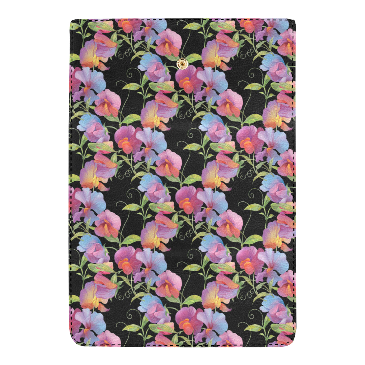 Peony Pattern Print Design PE012 Women's Trifold Wallet