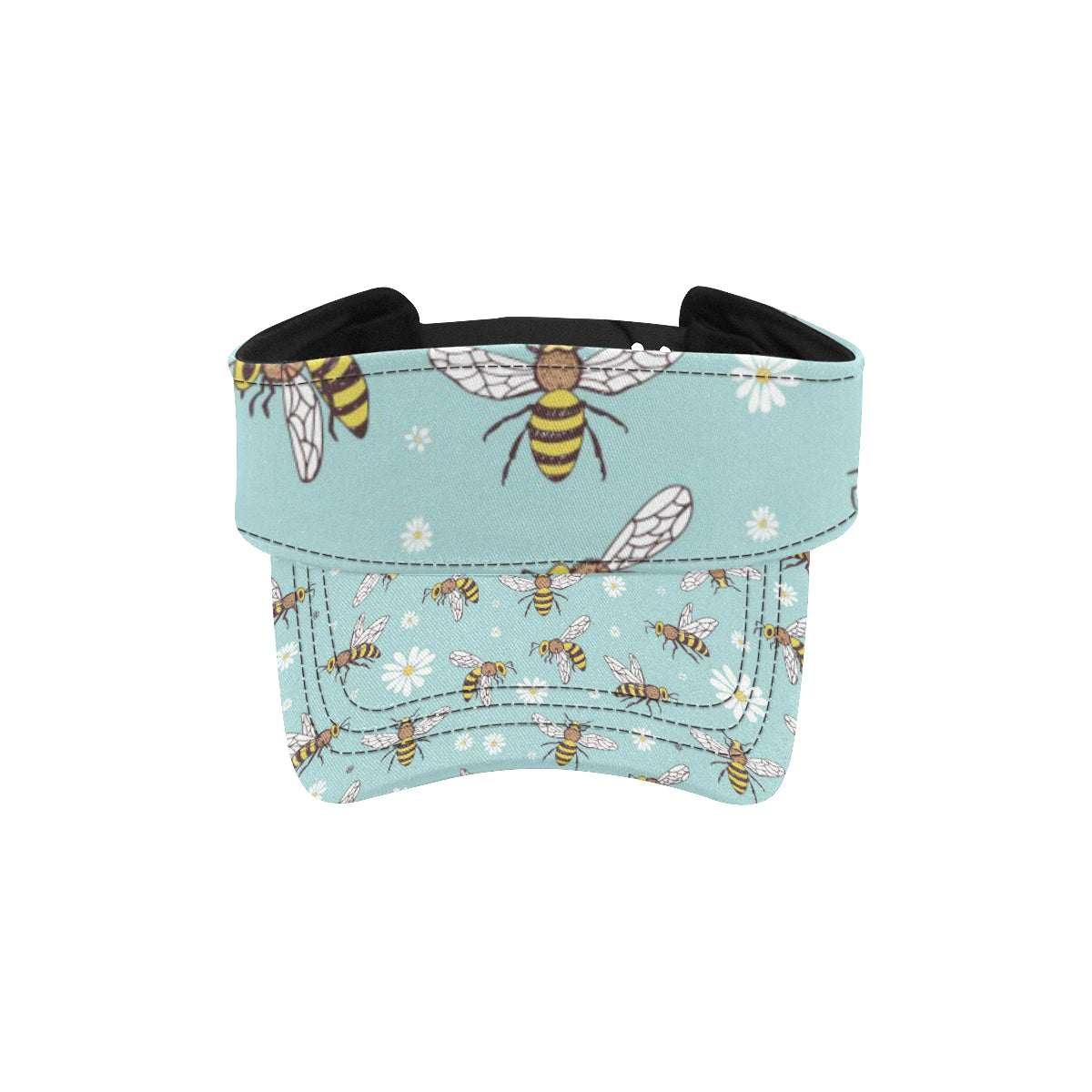 Bee Pattern Print Design BEE010 Unisex Sun Visor