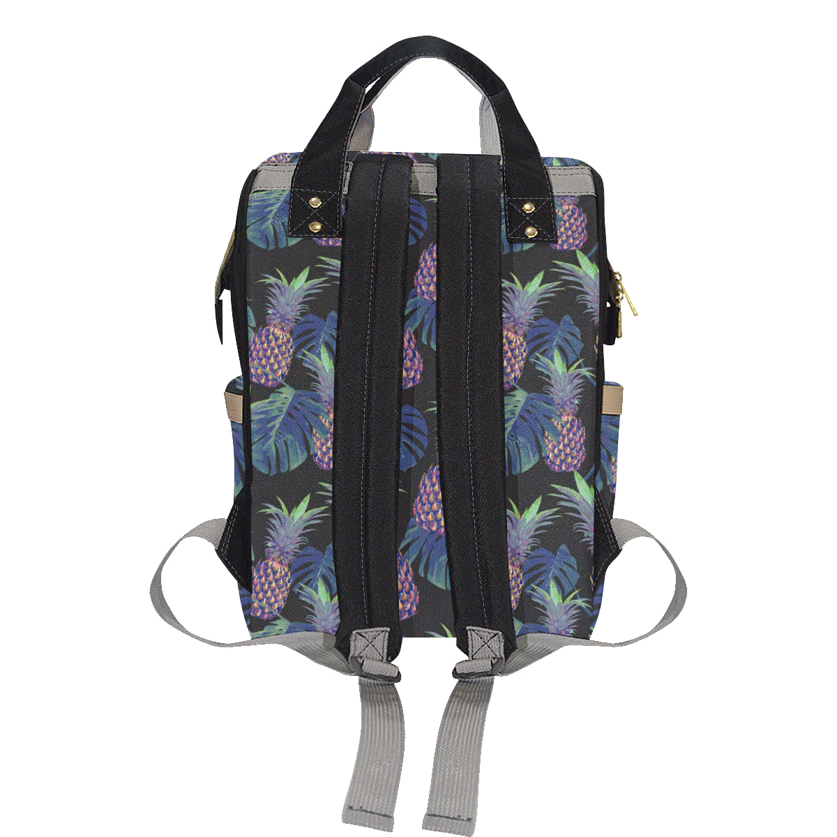 Pineapple Pattern Print Design PP04 Diaper Bag Backpack