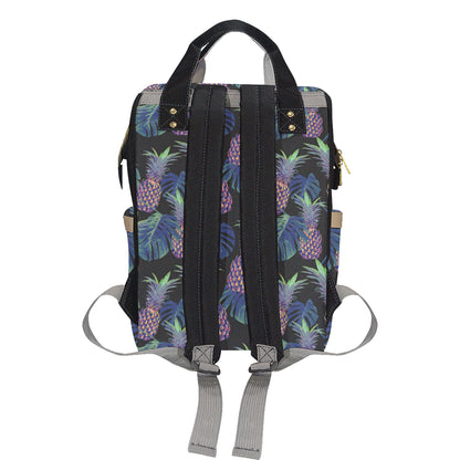 Pineapple Pattern Print Design PP04 Diaper Bag Backpack