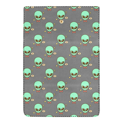 Alien Pattern Print Design 02 Women's Trifold Wallet