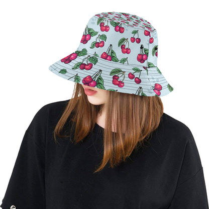 Cherry Pattern Print Design CH01 Unisex Bucket Hat