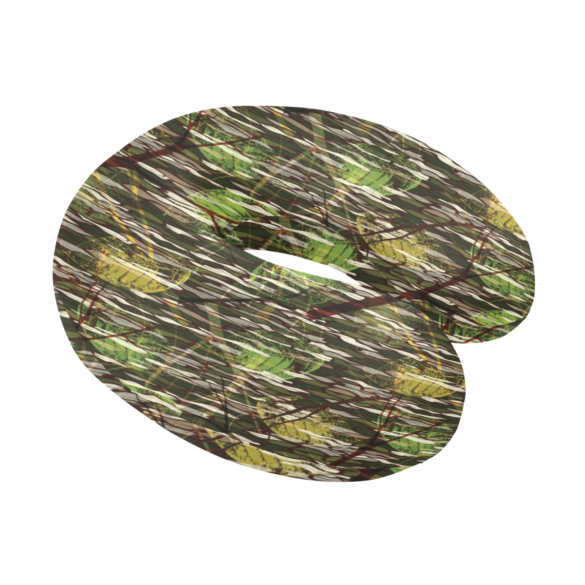 Camouflage Realtree Pattern Print Design 02 U-Shaped Travel Neck Pillow