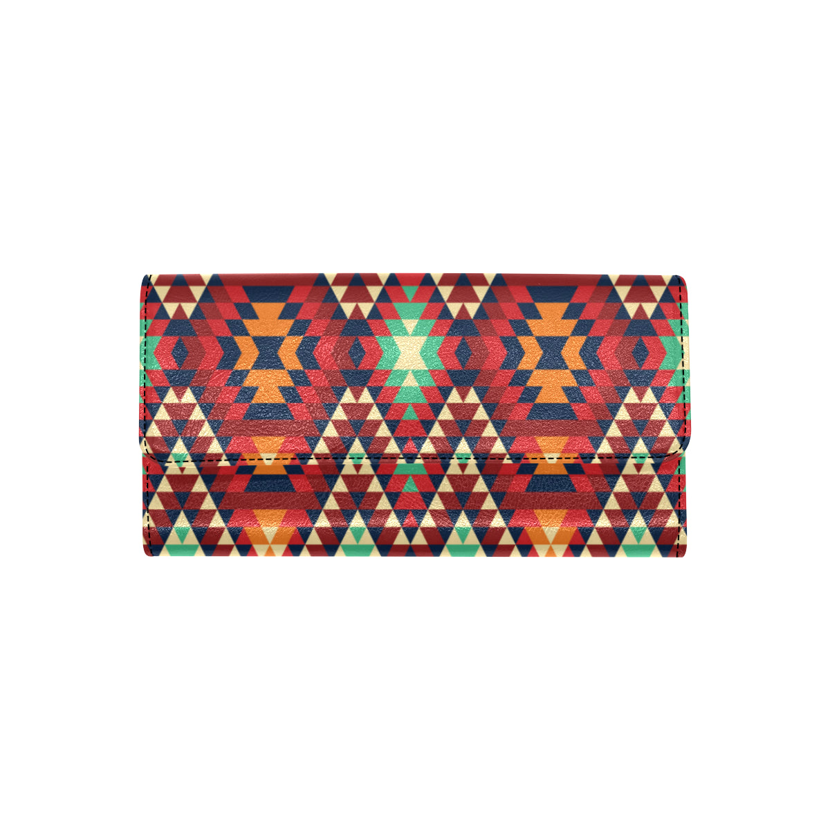 Native Pattern Print Design A07 Women's Trifold Wallet