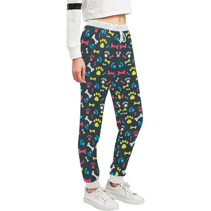 Paw Design Print Unisex Sweatpants