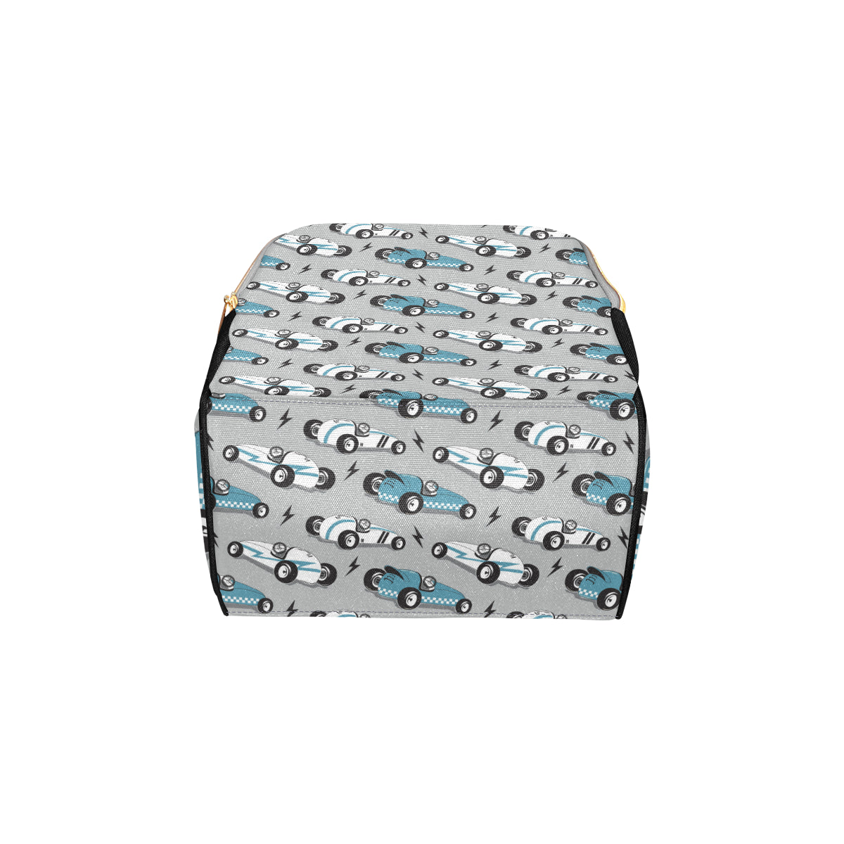 Racing Vintage Pattern Print Design A02 Diaper Bag Backpack