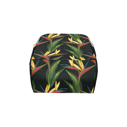 Bird Of Paradise Pattern Print Design BOP012 Diaper Bag Backpack