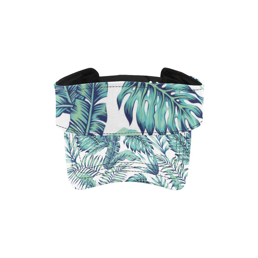 Pattern Tropical Palm Leaves Unisex Sun Visor