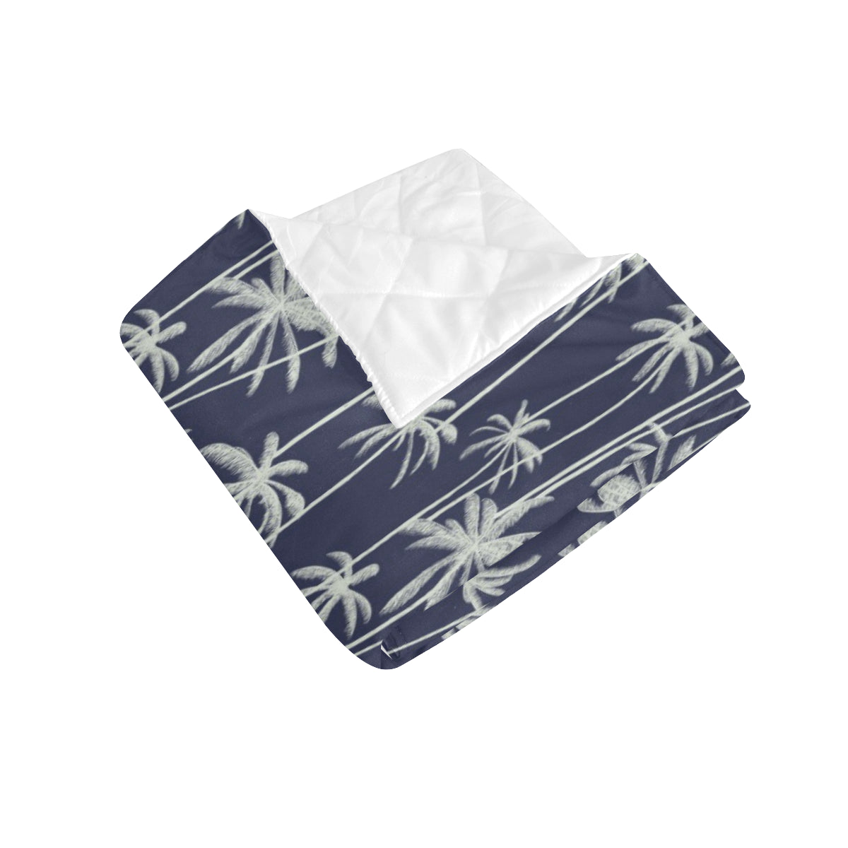 Palm Tree Pattern Print Design PT06 Premium Quilt