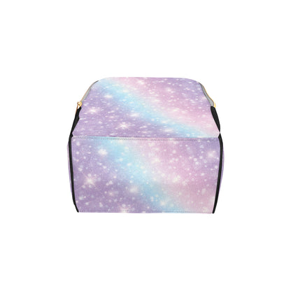 Cosmic Pastel Pattern Print Design 02 Diaper Bag Backpack