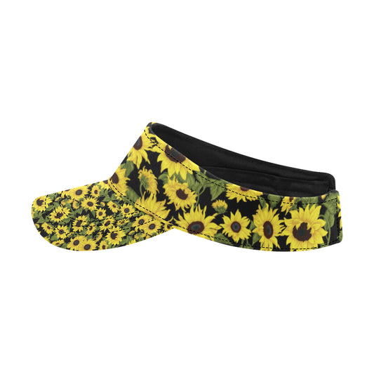 Sunflower Fresh Bright Color Print Unisex Sun Visor