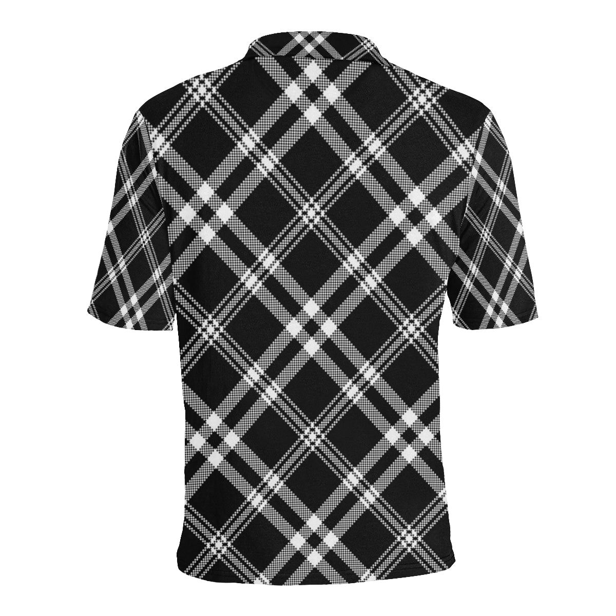 Madras Pattern Print Design 03 Men Polo Shirt
