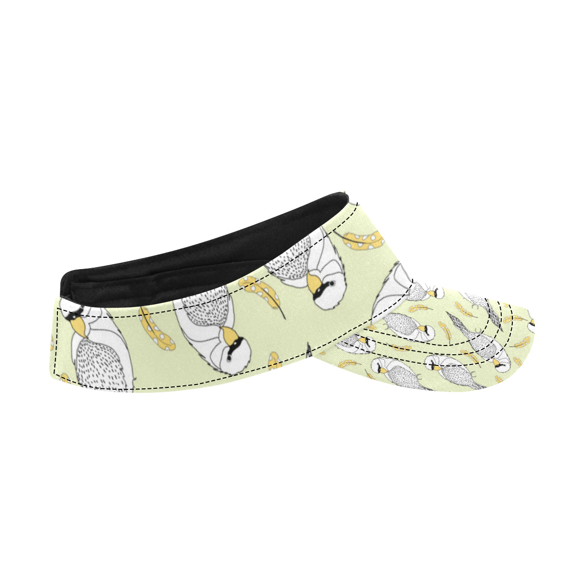 Parakeet Pattern Print Design A03 Unisex Sun Visor