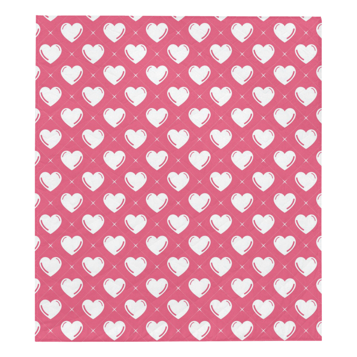 Heart Pattern Print Design HE07 Premium Quilt
