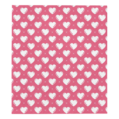 Heart Pattern Print Design HE07 Premium Quilt
