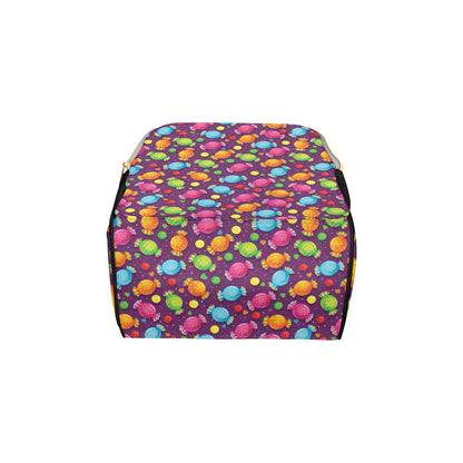 Candy Pattern Print Design CA05 Diaper Bag Backpack