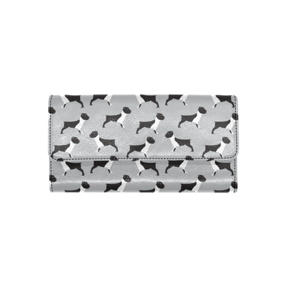 Boxers Pattern Print Design 01 Women's Trifold Wallet