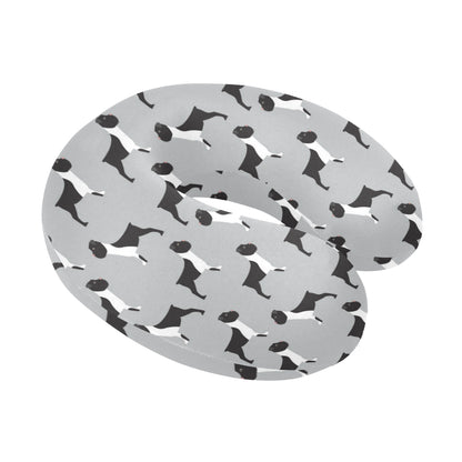 Boxers Pattern Print Design 01 U-Shaped Travel Neck Pillow