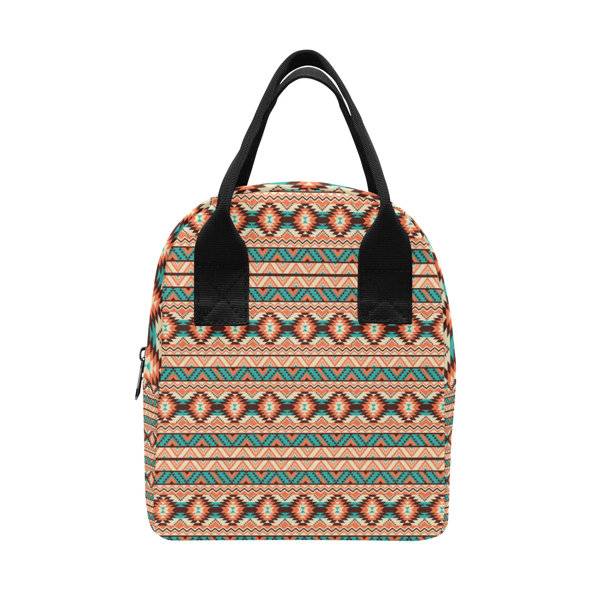 Navajo Western Style Print Pattern Insulated Lunch Bag
