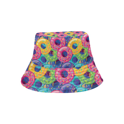 Donut Pattern Print Design DN010 Unisex Bucket Hat