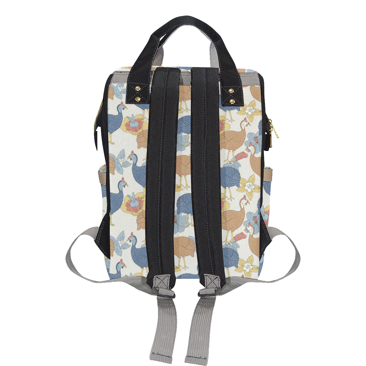 Guinea Fowl Pattern Print Design 01 Diaper Bag Backpack