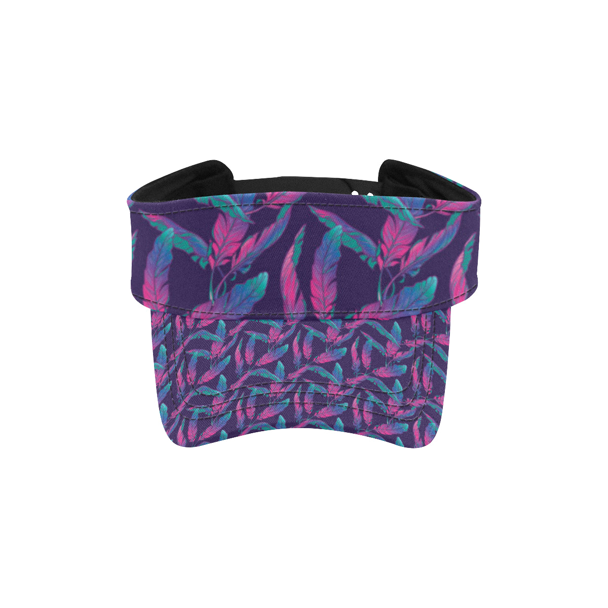 Banana Leaf Pattern Print Design 08 Unisex Sun Visor
