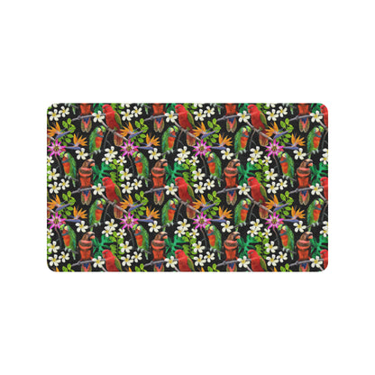 Parrot Design Print Rubber Doormat