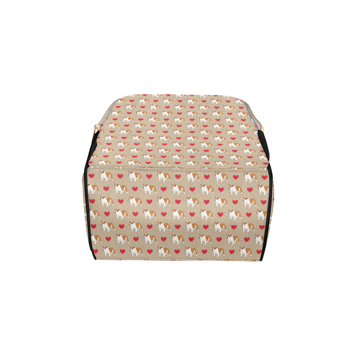 Bulldogs Pattern Print Design 02 Diaper Bag Backpack