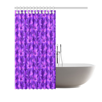 Amaryllis Pattern Print Design AL03 Shower Curtain