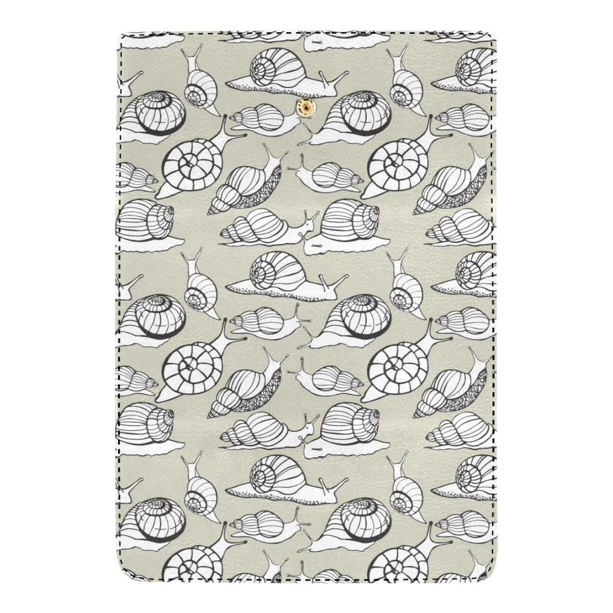 Snail Pattern Print Design 03 Women's Trifold Wallet