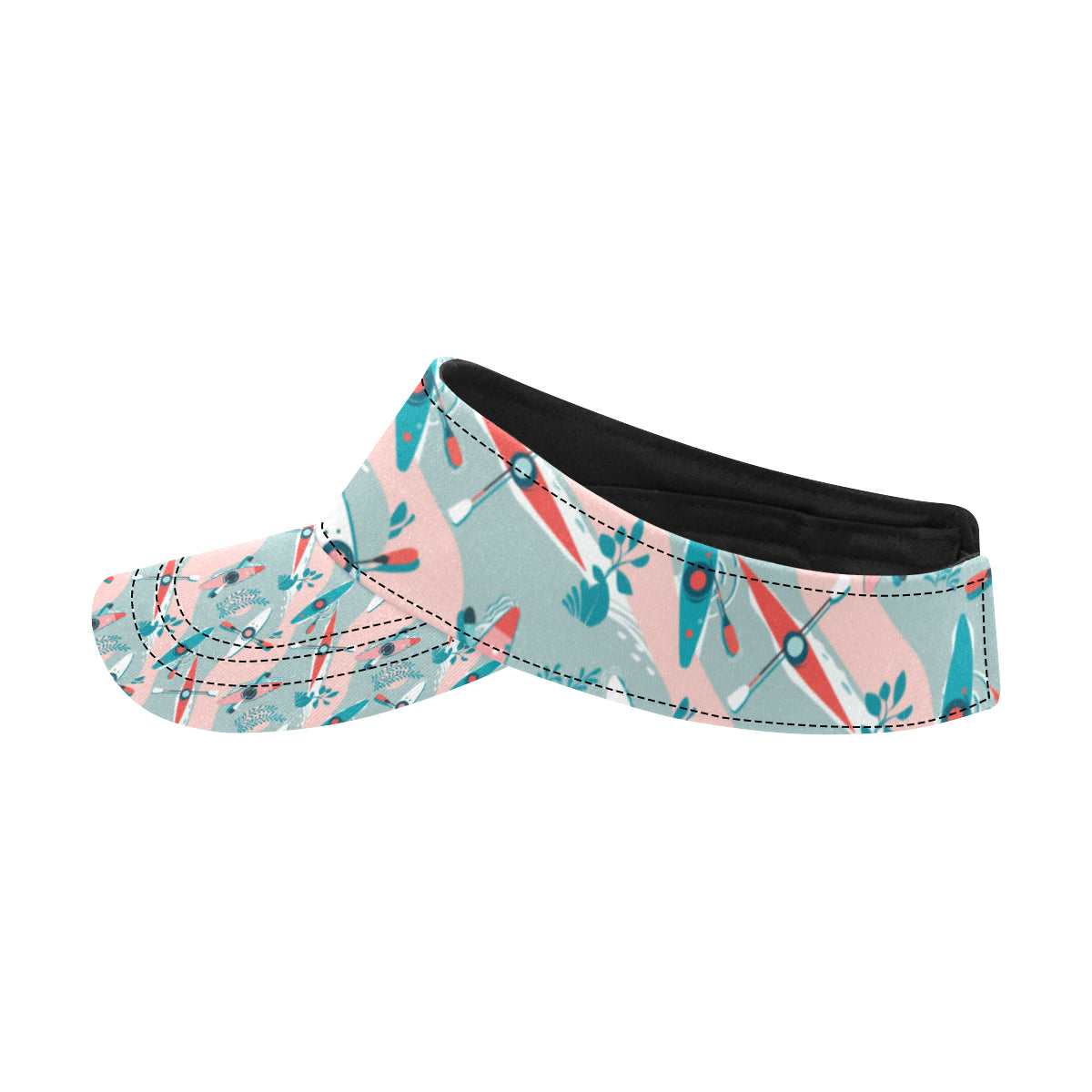 Kayak Pattern Print Design 05 Unisex Sun Visor