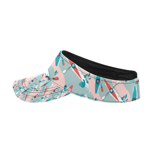 Kayak Pattern Print Design 05 Unisex Sun Visor