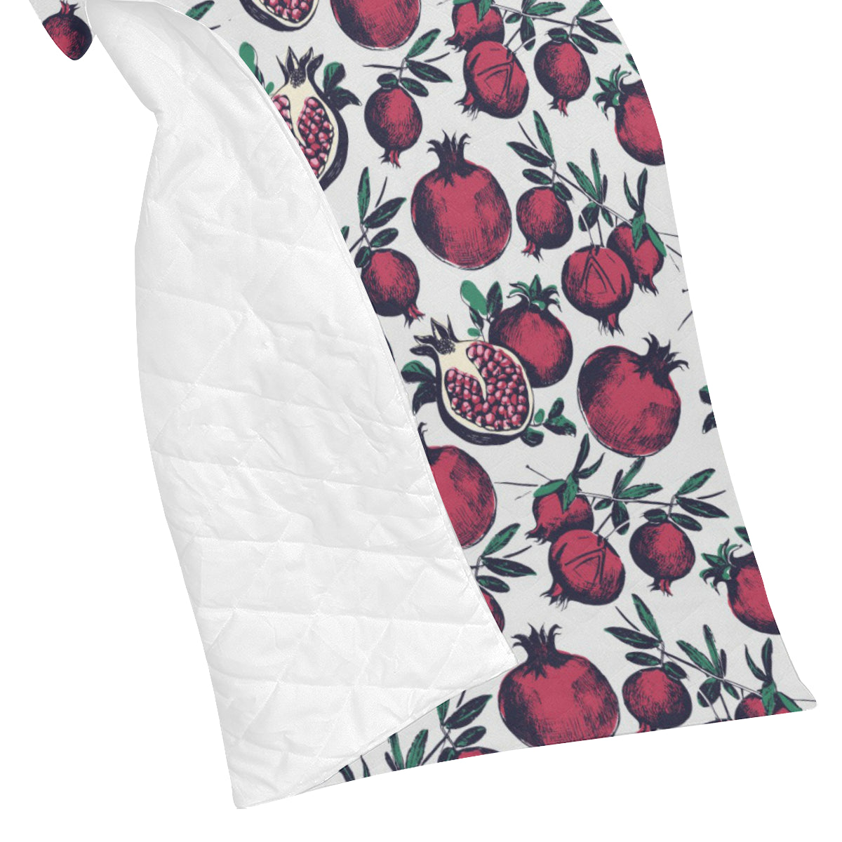 Pomegranate Pattern Print Design PG01 Premium Quilt