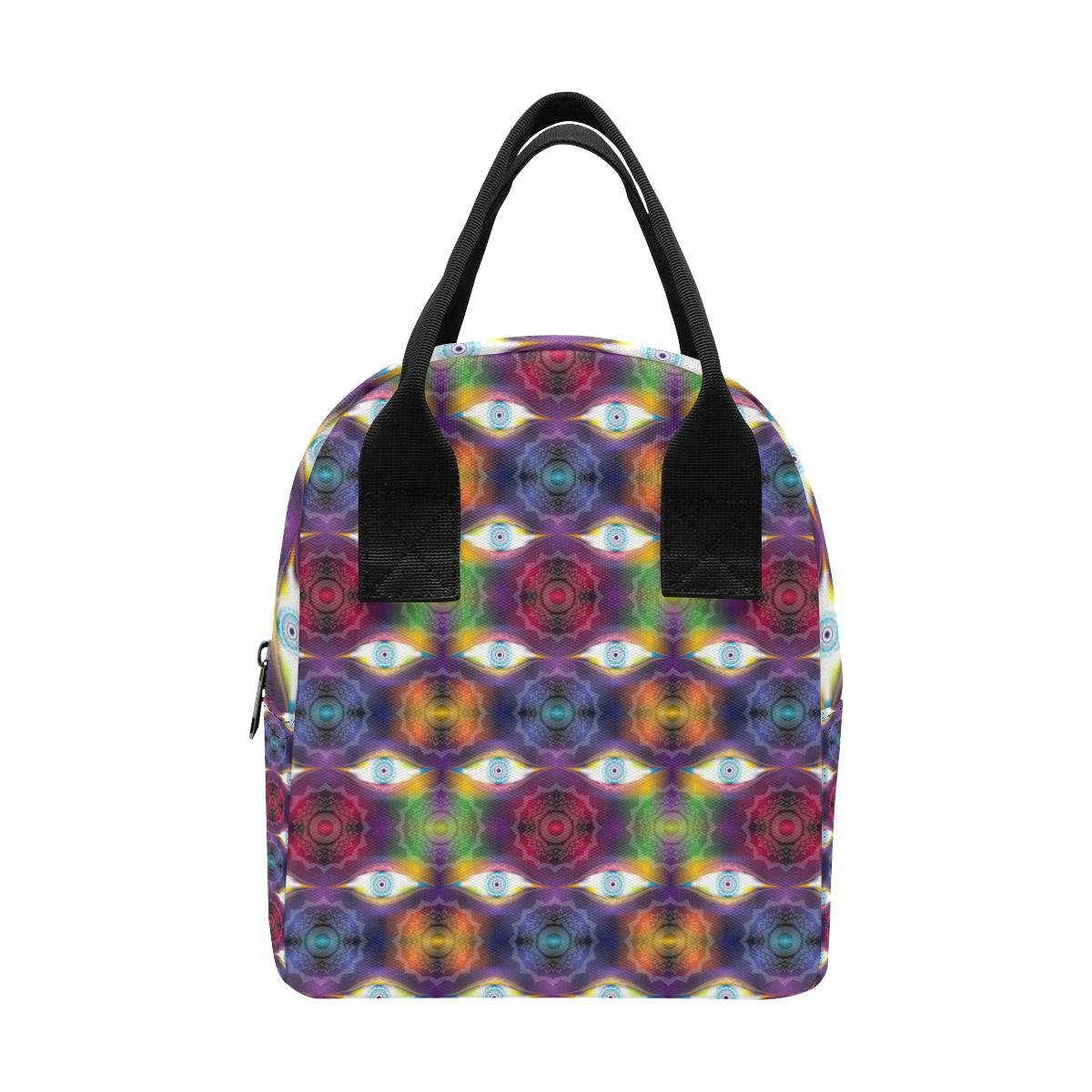 Chakra Eye Print Pattern Insulated Lunch Bag